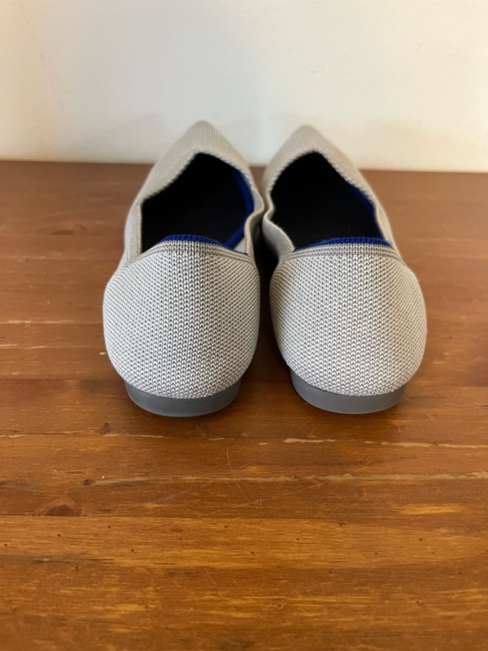 Rothy's The Point Grey Flax Birdseye Ballet Slip On Flats Women's Size 6.5 - Picture 3 of 11